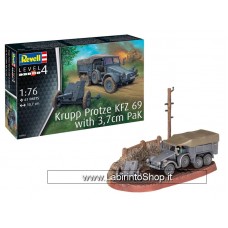 Revell 1/76 Krupp Protze KFZ 69 With 3,7cm Pak Plastic Model Kit