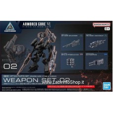 Bandai 30mm 30 Minutes Missions Armored Core VI Fires of Rubicon Option Parts Set Weapon Set 02 Plastic Model kit