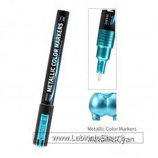 Dispiae Metallic Color Markers Cyan