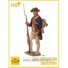 Hat 8342 1/72 AWI American Infantry