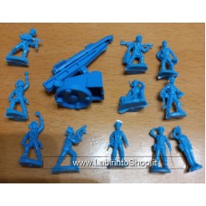 Atlantic 1/72 Aviatori d'Italia 11 figure e 1 lanciamissili Senza Scatola Usati