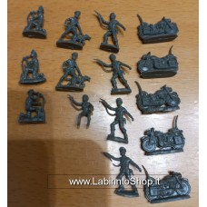 Atlantic 1/72 Polizia e Carbinieri D'Italia 15 figure Senza Scatola Usati