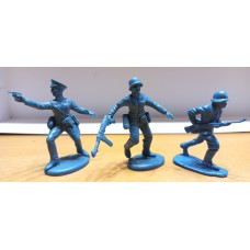 Atlantic 1/35 Fanteria Tedesca 2 figurini + 1 figurino sconosciuto Senza Scatola Usati