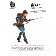 Wargamer Hot and Dangerous 28mm Clara From Union Infantry