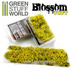 Green Stuff World Blossom TUFTS - 6mm self-adhesive - YELLOW Flowers