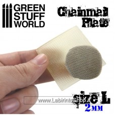 Green Stuff World Texture Plate - ChainMail - Size L