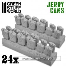Green Stuff World 24x Resin Jerry Cans