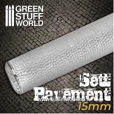 Green Stuff World Rolling Pin Sett Pavement 15mm