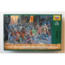 Zvezda -  8053 French Infantry Of the 100 Years War 1/72