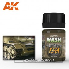 Ak Interactive Ak300 Wash Dark Yellow For German Vehicle