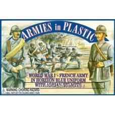 Armies in Plastic - 1/32 - World War I - French Army - In horizon Blue Uniform With Adrian Helmets