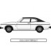 Oxford 1/76 76CP003 Ford Capri MK2 White