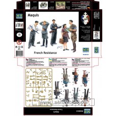 MasterBox 3551 1/35 French Resistance Maquis 
