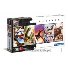Marvel 80th Anniversary Panorama Puzzle Characters 1000 pezzi
