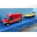 Cararama Junior Rescue Fire Investigation Unit Scala circa 1/72 - 1/87