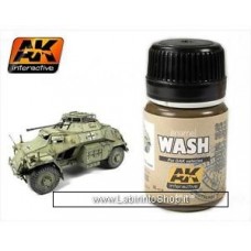 Ak Interactive Ak066 Enamel Wash for Dak Vehicles 
