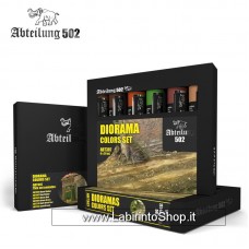 502 ABTEILUNG 6 x 20ml ABT307 Diorama Color Set 