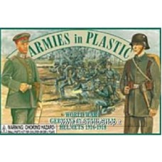 Armies in Plastic - 1/32 - 5402 - World War I Germans in Stahlhelm Helmets 1916-1918
