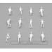 GM Model Supplies 1/50 GMMF-012 Scale Unpainted 25 pcs