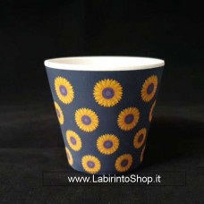 Quycoffe Bambu Tazzina Caffe' Sunflower