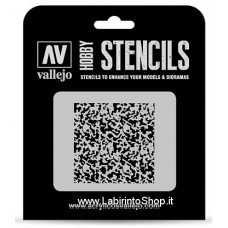 Vallejo Stencils - Scale 1/72 - 125 x 125 mm - St-AIR002 Air Markings - Weathered Paint