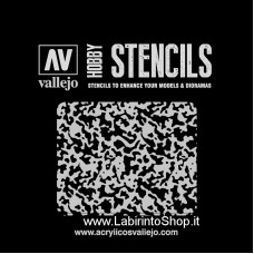 Vallejo Stencils - Scale 1/48 - 125 x 125 mm - St-AIR001 AIR Markings - Weathered Paint