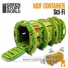 Green Stuff World Mdf Sci-fi Container 28mm 1/56 e 32 mm 1/48