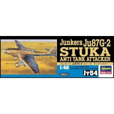 Hasegawa 09054 Junkers Ju87G-2 Stuka Anti Tank Aircraft 1/48 Plastic Scale Kit