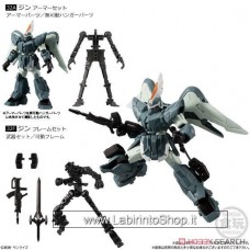 Gundam G Frame ZGMF-1017 Ginn Set di 2 Armor + Frame