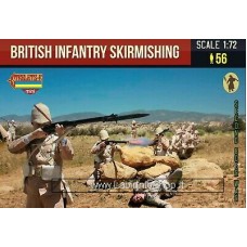 Strelets M133 British Infantry Skirmishing 1/72