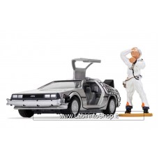 Corgi - Die Cast Model Kit - Back to the Future De Lorean and Doc 