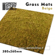 Green Stuff World Grass Mat - Grass Mats Beige 4mm 38x26 mm