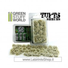 Green Stuff World Shrubs TUFTS - 6mm self-adhesive - White