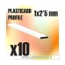 Green Stuff World ABS Plasticard - Profile PLAIN 2.5mm