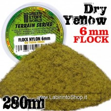 Green Stuff World Static Grass Flock 6 mm - Dry Yellow - 280 ml