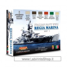 Lifecolor Acrylics LC-CS15 Regia Marina Set 1