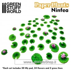 Green Stuff World Paper Plants - Ninfea Lilly Pads
