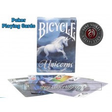 Bicycle Anne Strokes and John Woodward Unicorns Pocker Cards
