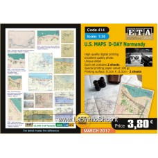 ETA Diorama - 414 - WWII - 1/35 - U.S. Maps D-Day Normandy