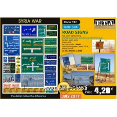 ETA Diorama - 397 - Syria War - 1/35 - Road Signs