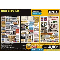 ETA Diorama - 633 - WWII - 1/35 - Road Sign Set
