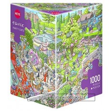 Puzzle - Heye Puzzle - Traingolare - Party Cats - Tanck 1000 Pezzi