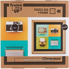 Puzzle - Clementoni - Frame me up - 250 pezzi - Puzzle con cornice - Vintage Electronics