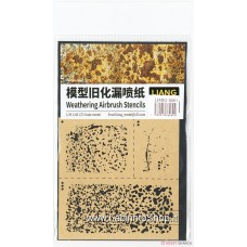Liang Weathering Airbursh Stencils 1/35 1/48 1/72 (Plastic model)