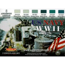 Lifecolor Acrylics LC-CS24 U.S. Navy Set 1