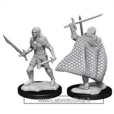 Dungeons & Dragons: Pathfinder Battles Deep Cuts Unpainted Minis: Male Elf Fighter