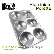 Green Stuff World Aluminium Rectangular Mixing Palette