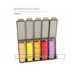 Meng MTS-041 High Performance Flexible Sand Paper Fine Set 180 - 280 - 400 - 600 - 800 
