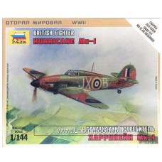 Zvezda 6173 British Fighter Hurricane MK-1 1/144