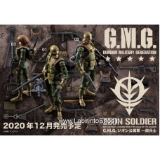 Mobile Suit Gundam G.M.G. Action Figure 3-Pack Principality of Zeon Army Soldiers 10 cm